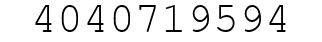Number 4040719594.