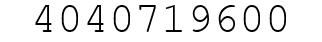 Number 4040719600.