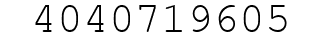 Number 4040719605.