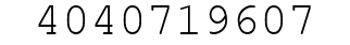 Number 4040719607.
