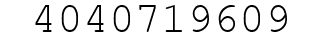 Number 4040719609.