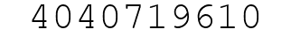 Number 4040719610.