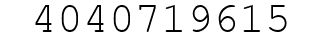 Number 4040719615.