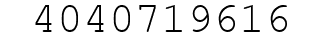 Number 4040719616.
