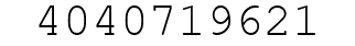 Number 4040719621.