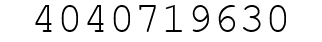 Number 4040719630.