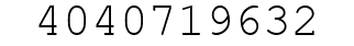 Number 4040719632.