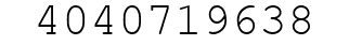 Number 4040719638.