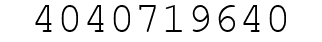 Number 4040719640.
