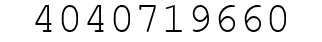 Number 4040719660.
