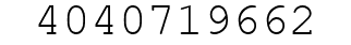 Number 4040719662.