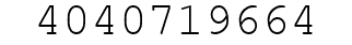 Number 4040719664.