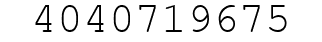 Number 4040719675.