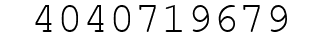 Number 4040719679.