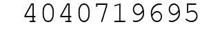Number 4040719695.
