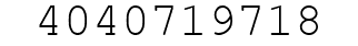 Number 4040719718.