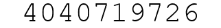 Number 4040719726.