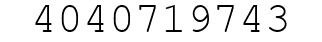 Number 4040719743.