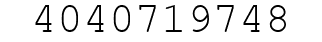 Number 4040719748.