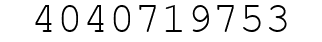 Number 4040719753.