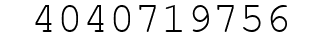Number 4040719756.