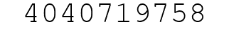 Number 4040719758.