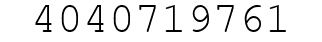 Number 4040719761.