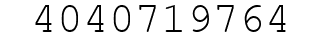 Number 4040719764.