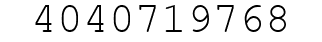Number 4040719768.