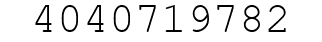 Number 4040719782.