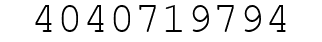Number 4040719794.