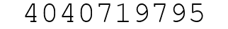 Number 4040719795.