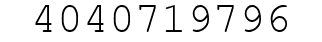 Number 4040719796.