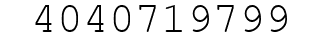 Number 4040719799.