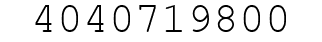 Number 4040719800.