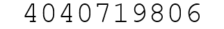Number 4040719806.