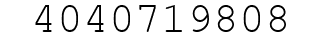 Number 4040719808.