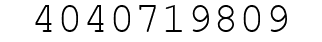 Number 4040719809.