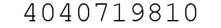 Number 4040719810.