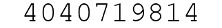 Number 4040719814.