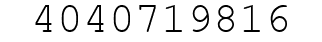 Number 4040719816.