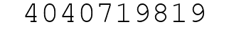 Number 4040719819.