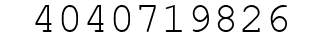 Number 4040719826.