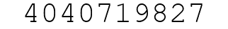 Number 4040719827.