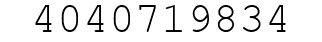 Number 4040719834.