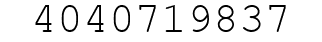 Number 4040719837.