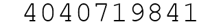 Number 4040719841.