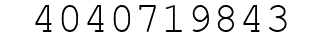 Number 4040719843.