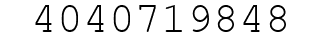 Number 4040719848.