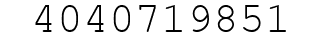 Number 4040719851.